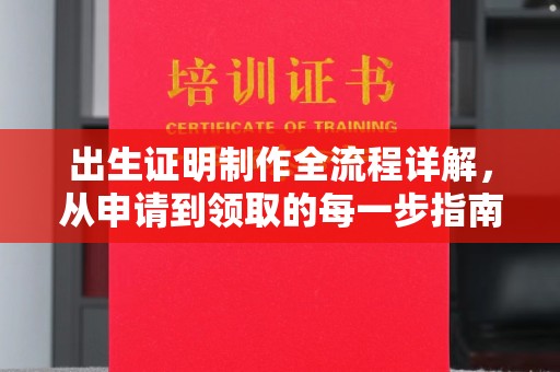 钦州出生证明制作全流程详解，从申请到领取的每一步指南